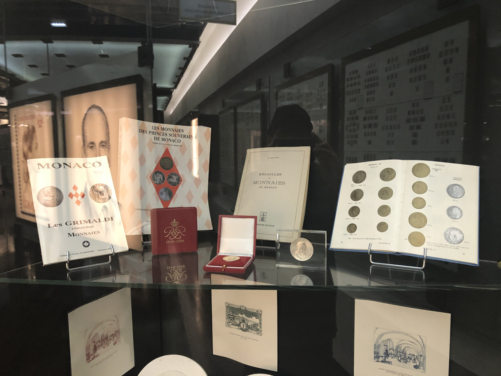 Visite du musée des timbres et des monnaies de Monaco