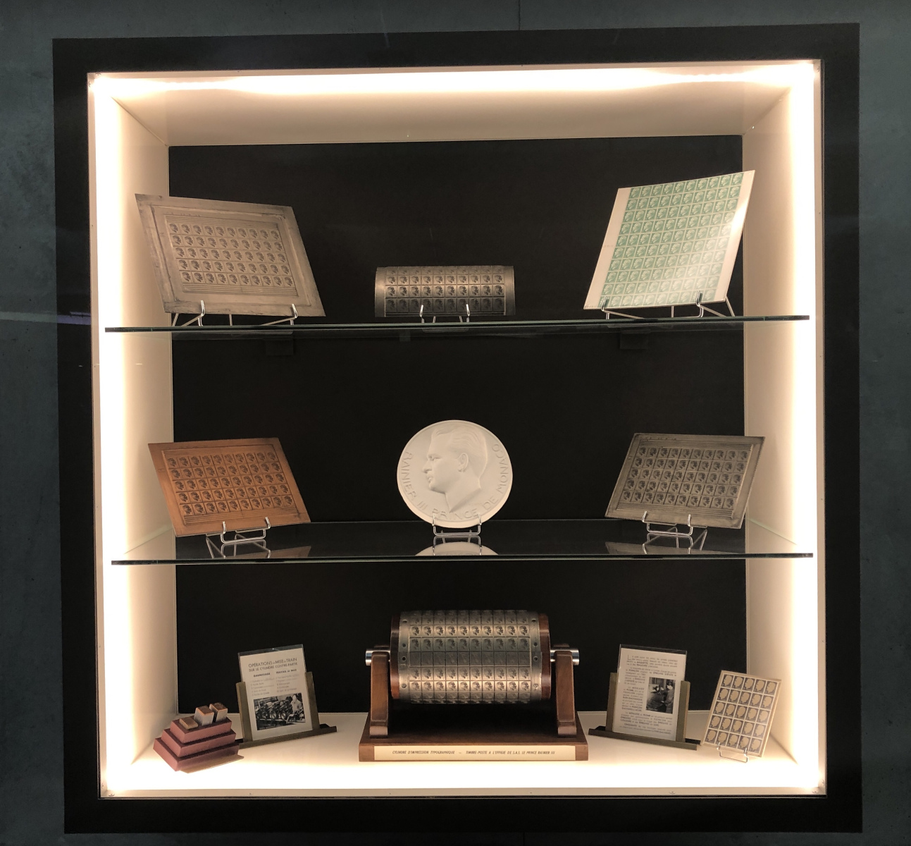 Visite du musée des timbres et des monnaies de Monaco
