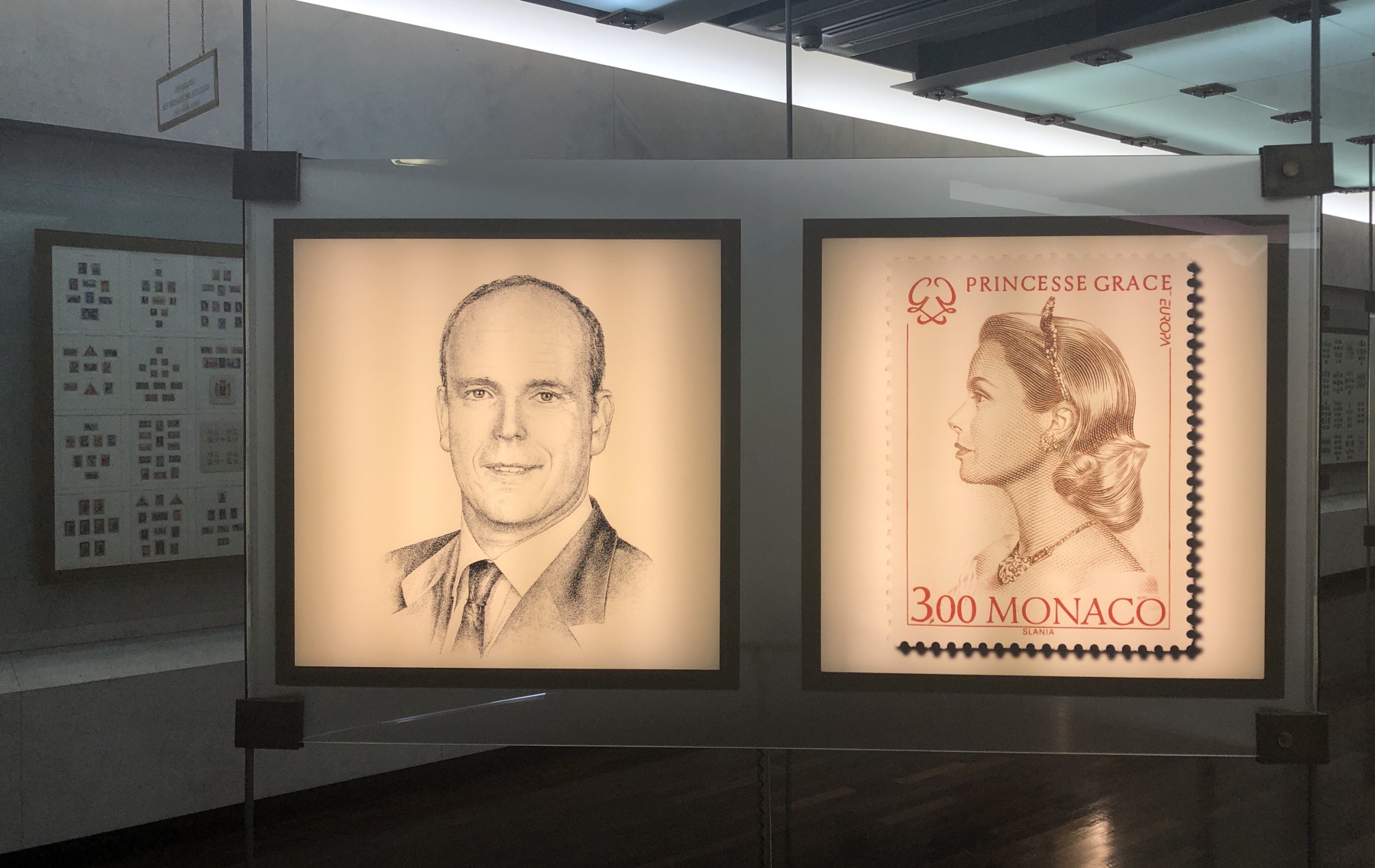 Visite du musée des timbres et des monnaies de Monaco