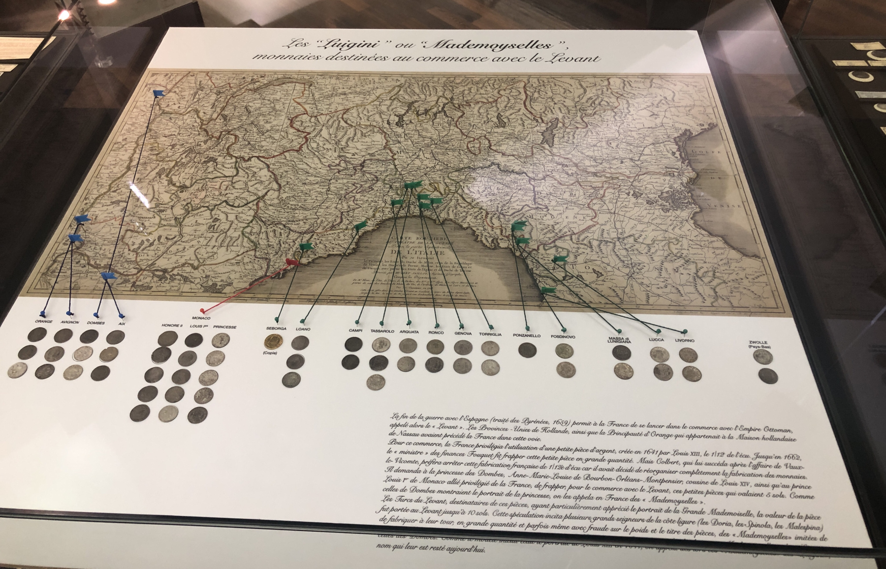 Visite du musée des timbres et des monnaies de Monaco