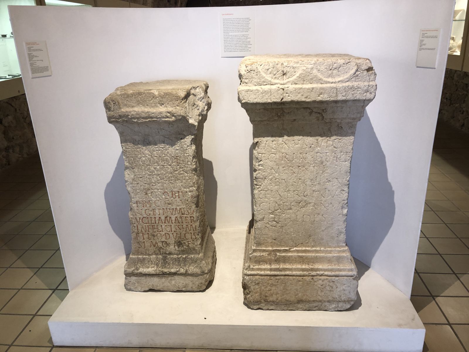 Visite du musée d'archéologie d'Antibes