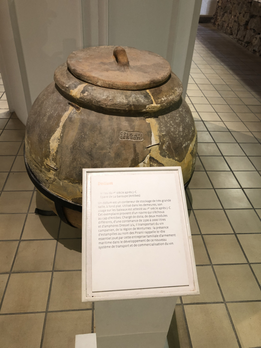 Visite du musée d'archéologie d'Antibes