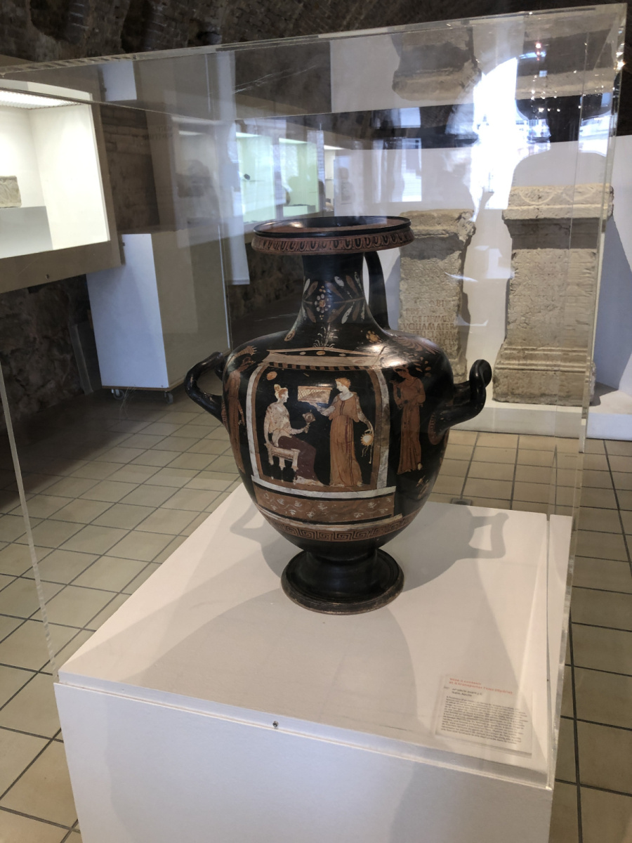 Visite du musée d'archéologie d'Antibes