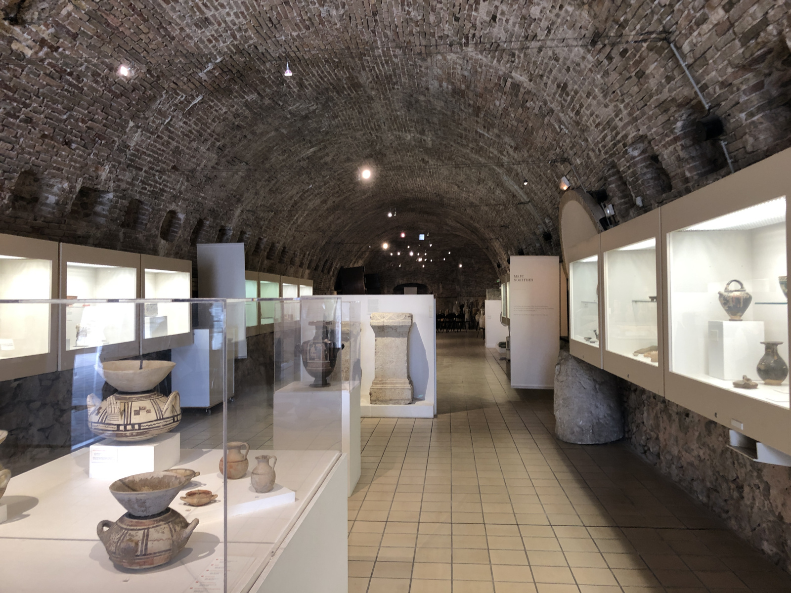 Visite du musée d'archéologie d'Antibes