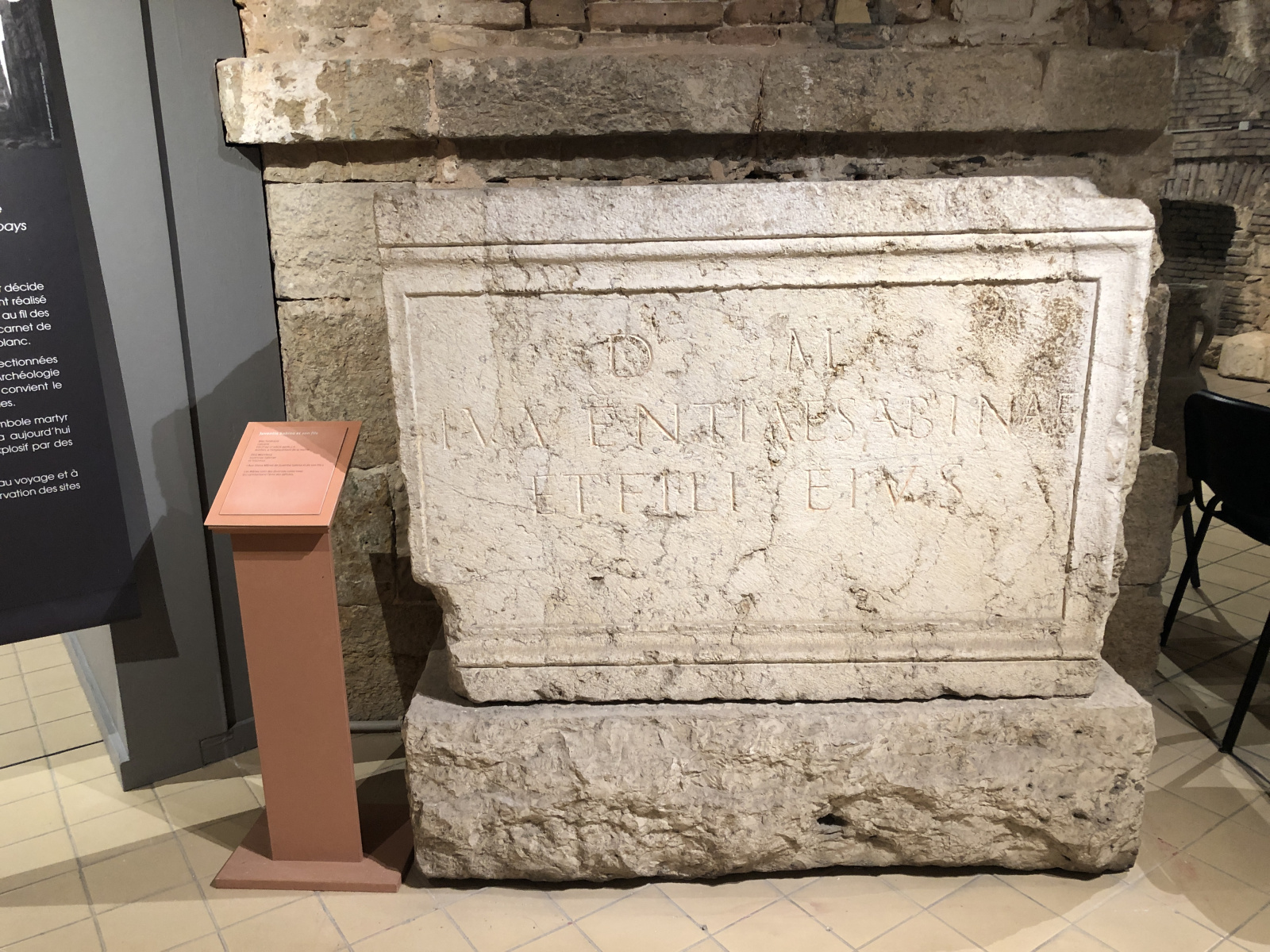 Visite du musée d'archéologie d'Antibes