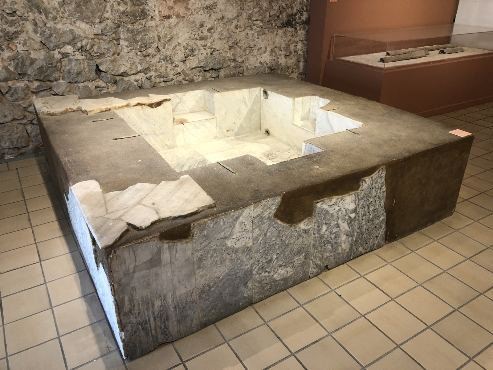 Visite du musée d'archéologie d'Antibes