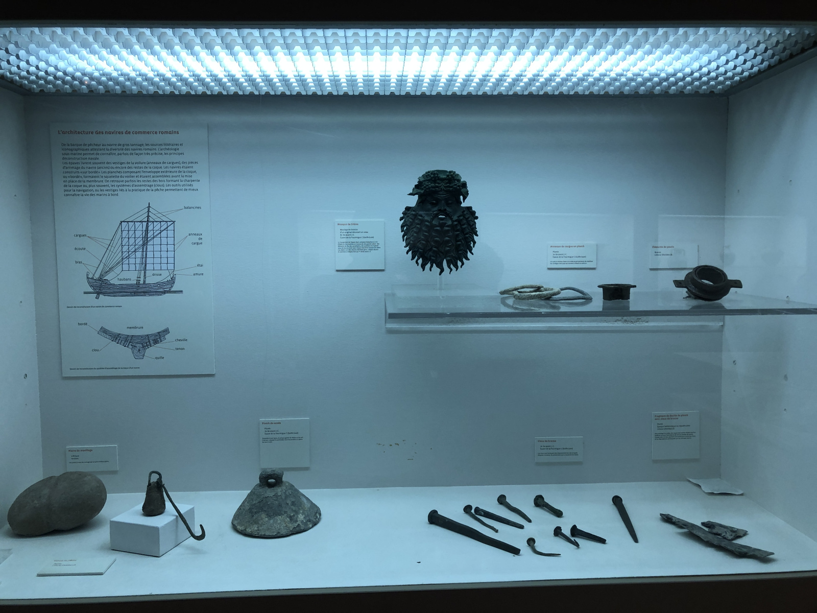 Visite du musée d'archéologie d'Antibes
