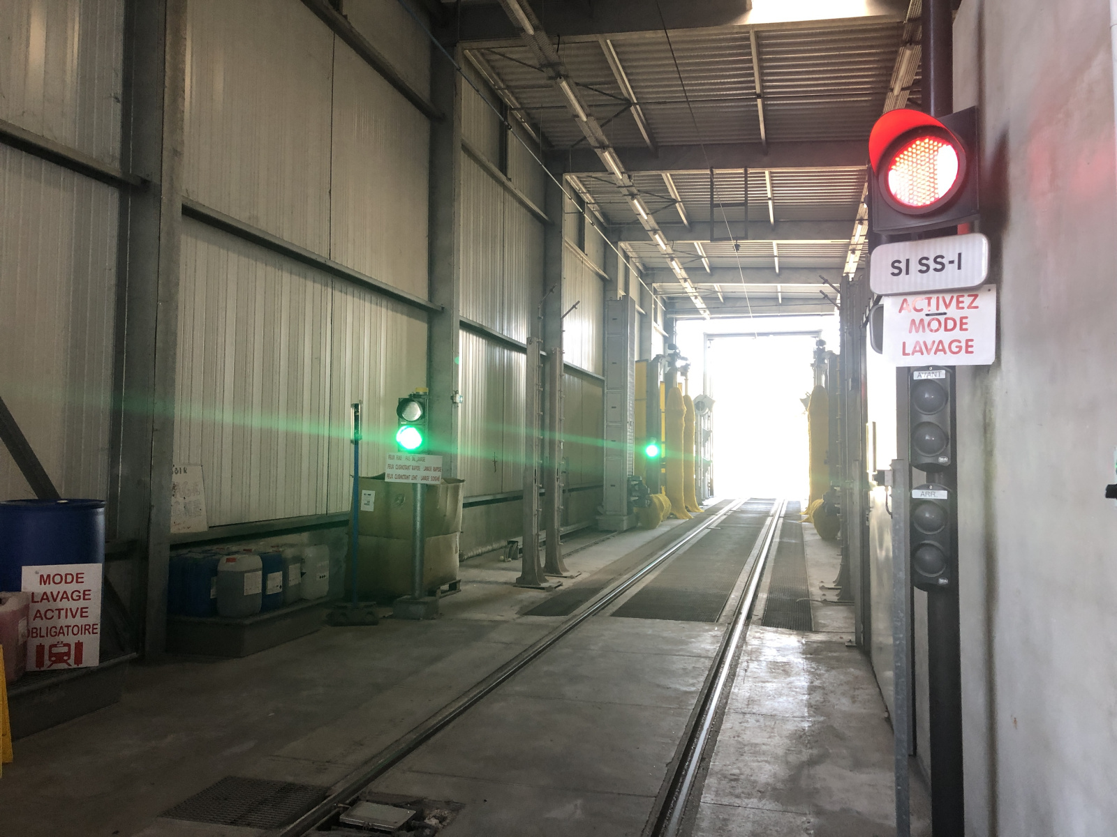 Visite du dépôt des lignes de tramway 2 et 3