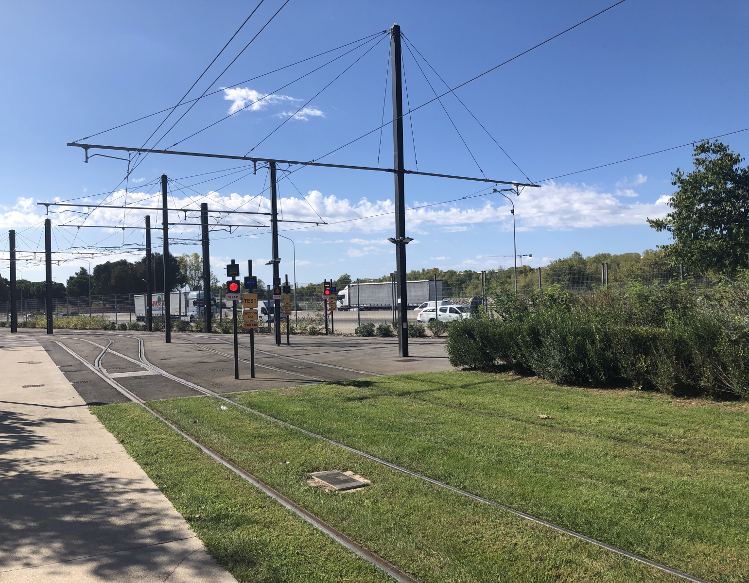 Visite du dépôt des lignes de tramway 2 et 3