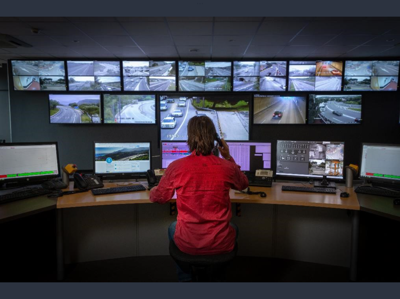 Visite du CIT (centre information trafic) de Vinci
