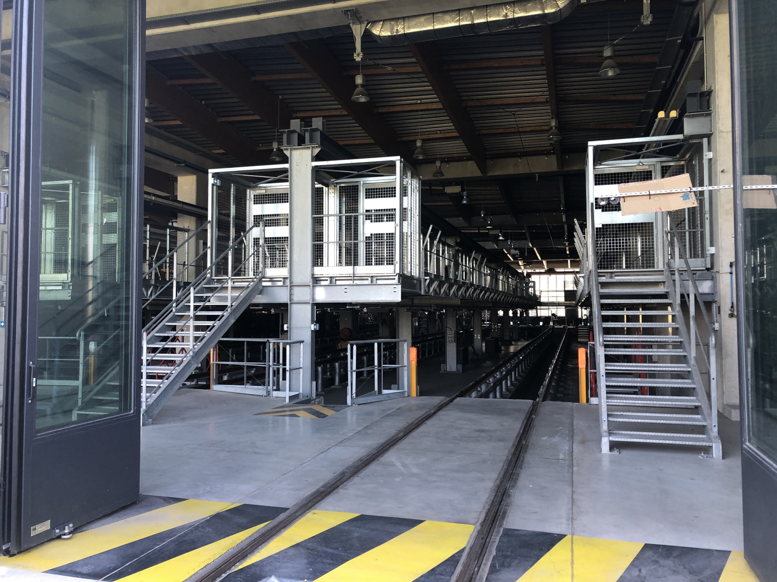 Visite du dépôt des lignes de tramway 2 et 3
