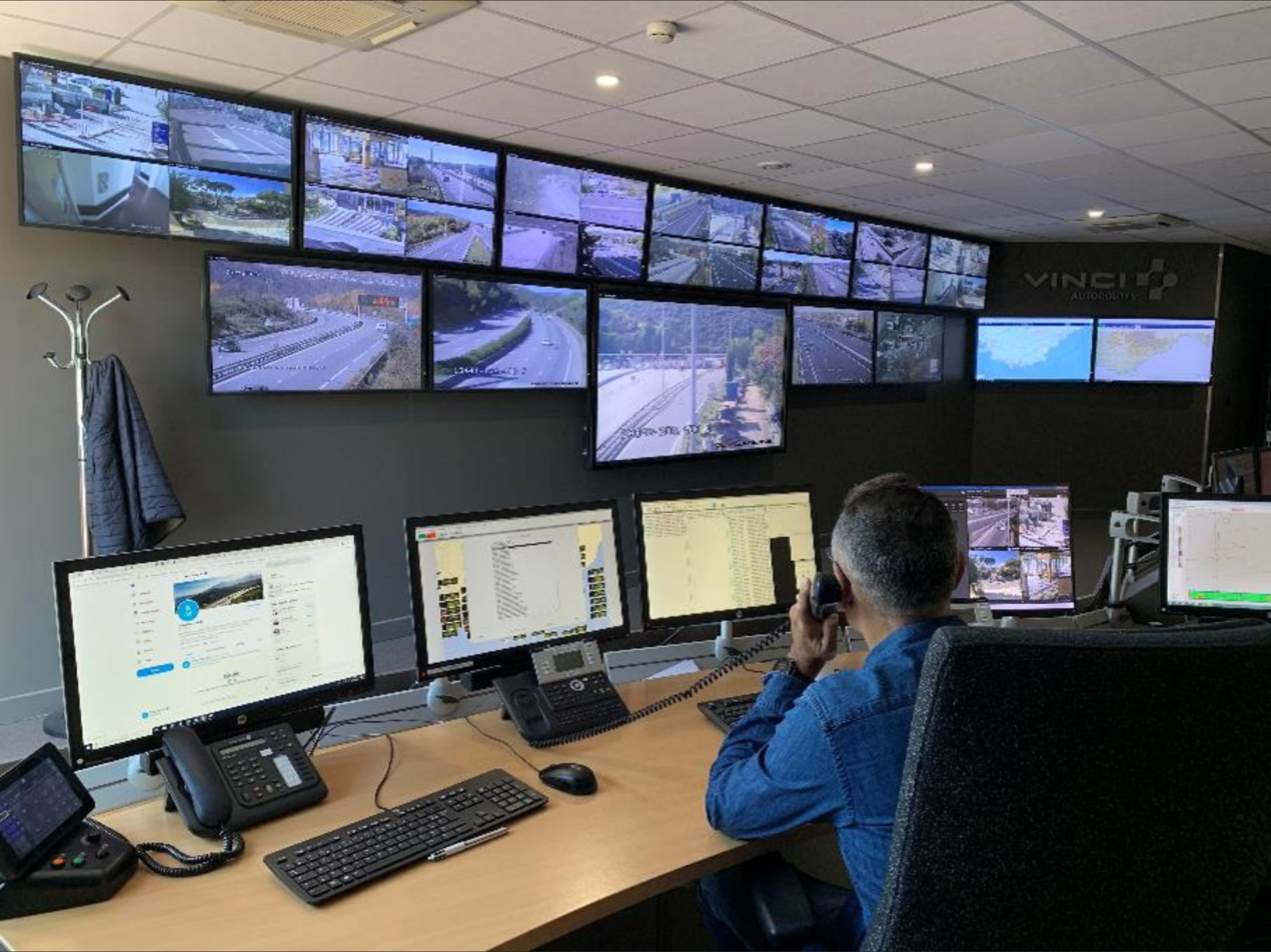 Visite du CIT (centre information trafic) de Vinci