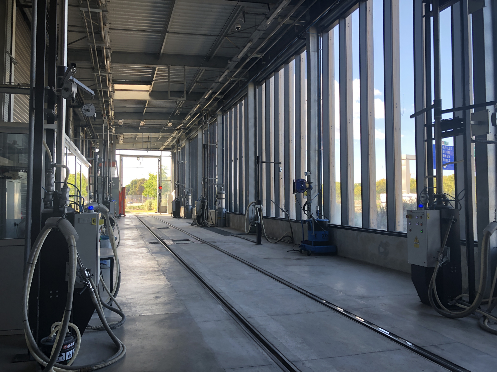 Visite du dépôt des lignes de tramway 2 et 3