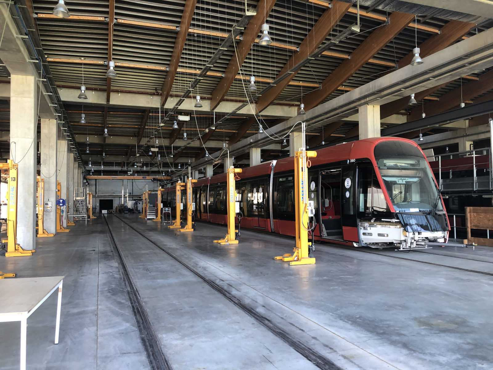 Visite du dépôt des lignes de tramway 2 et 3