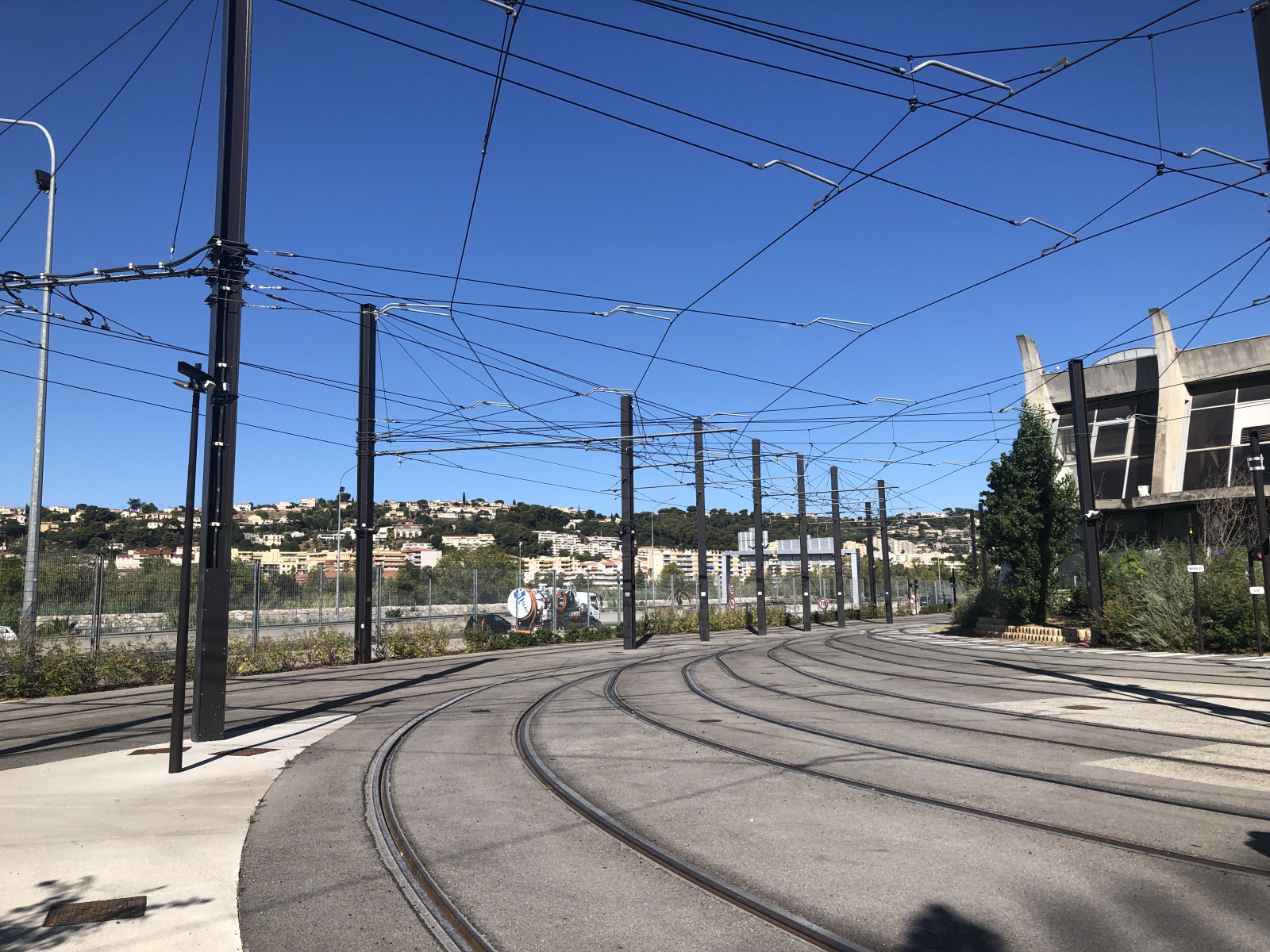 Visite du dépôt des lignes de tramway 2 et 3