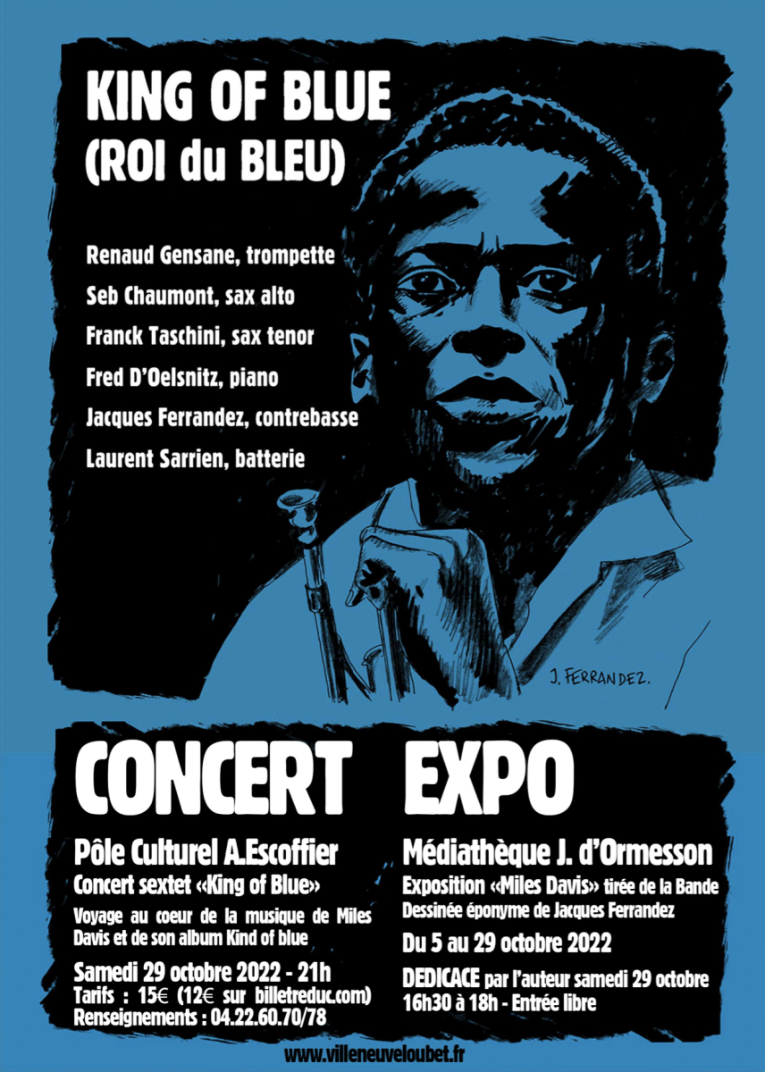 Concert en hommage à Miles Davis par le sextet 