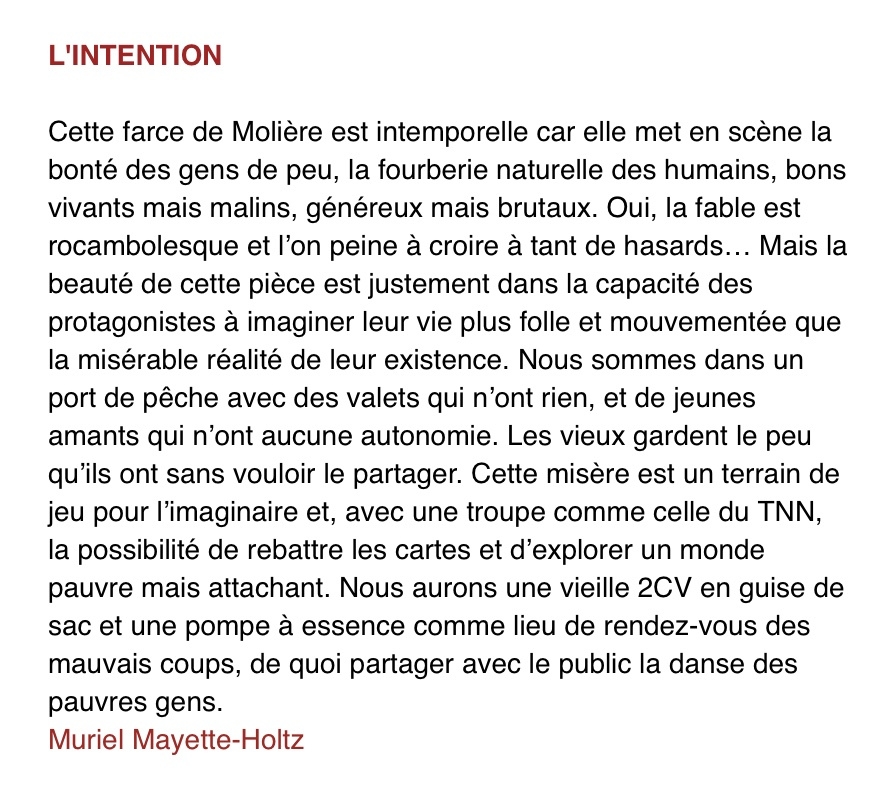 Les Fourberies de Scapin, Molière