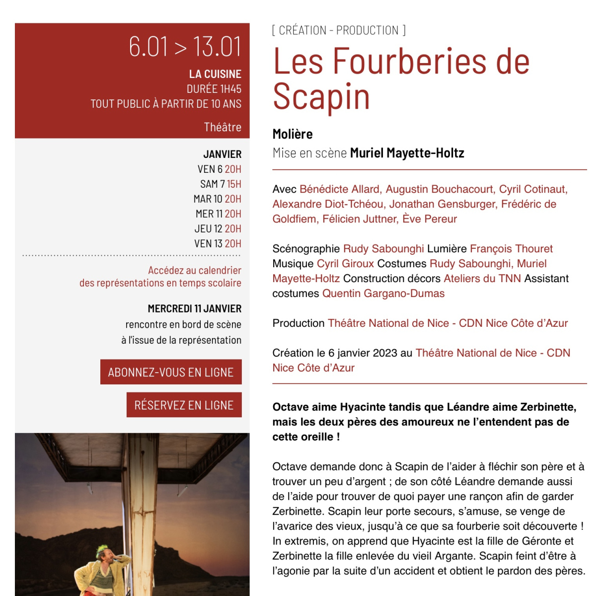 Les Fourberies de Scapin, Molière