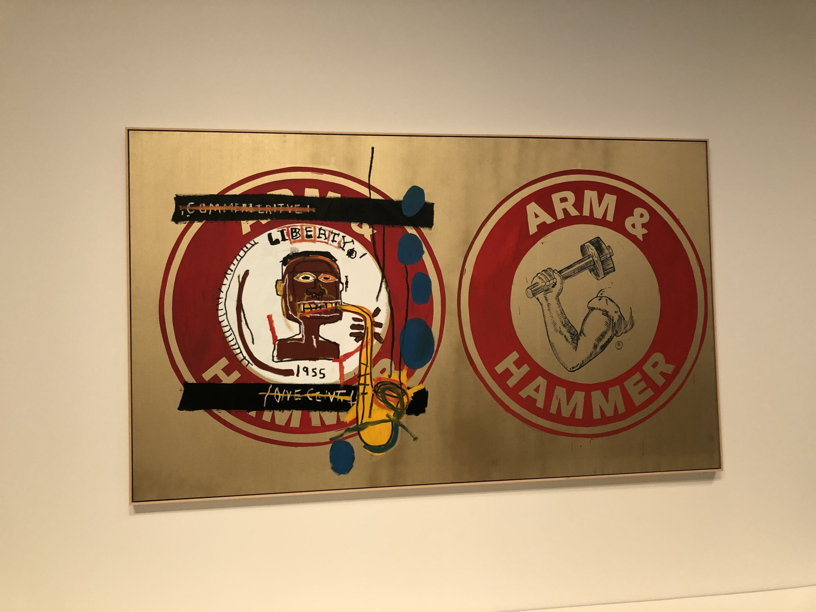 Visite de l'exposition « Basquiat × Warhol, à quatre mains » à la fondation Louis Vuitton.