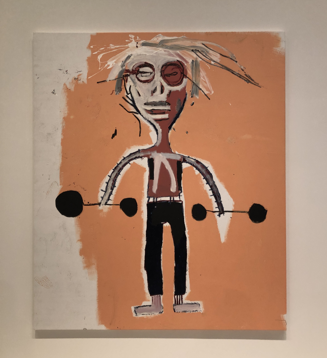 Visite de l'exposition « Basquiat × Warhol, à quatre mains » à la fondation Louis Vuitton.