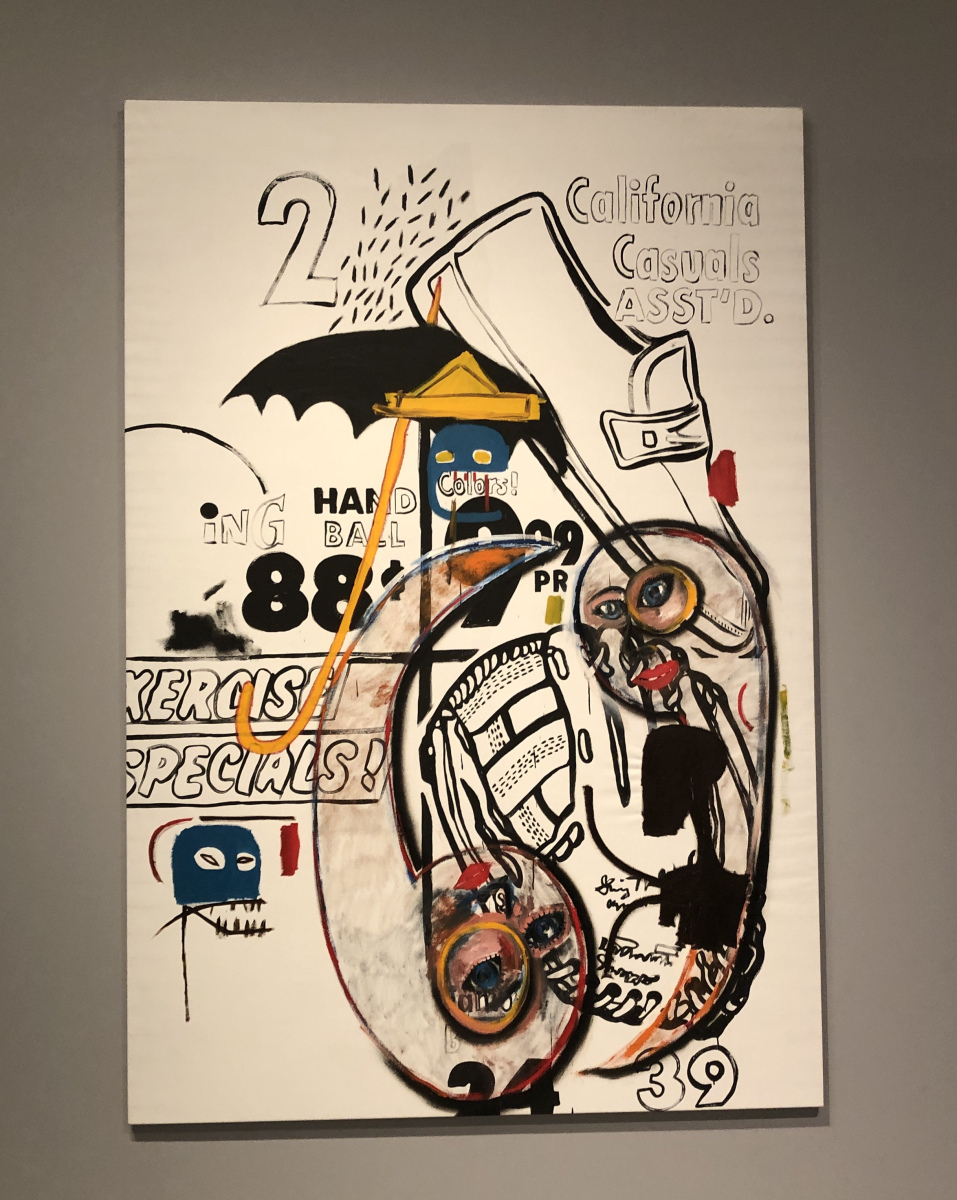 Visite de l'exposition « Basquiat × Warhol, à quatre mains » à la fondation Louis Vuitton.