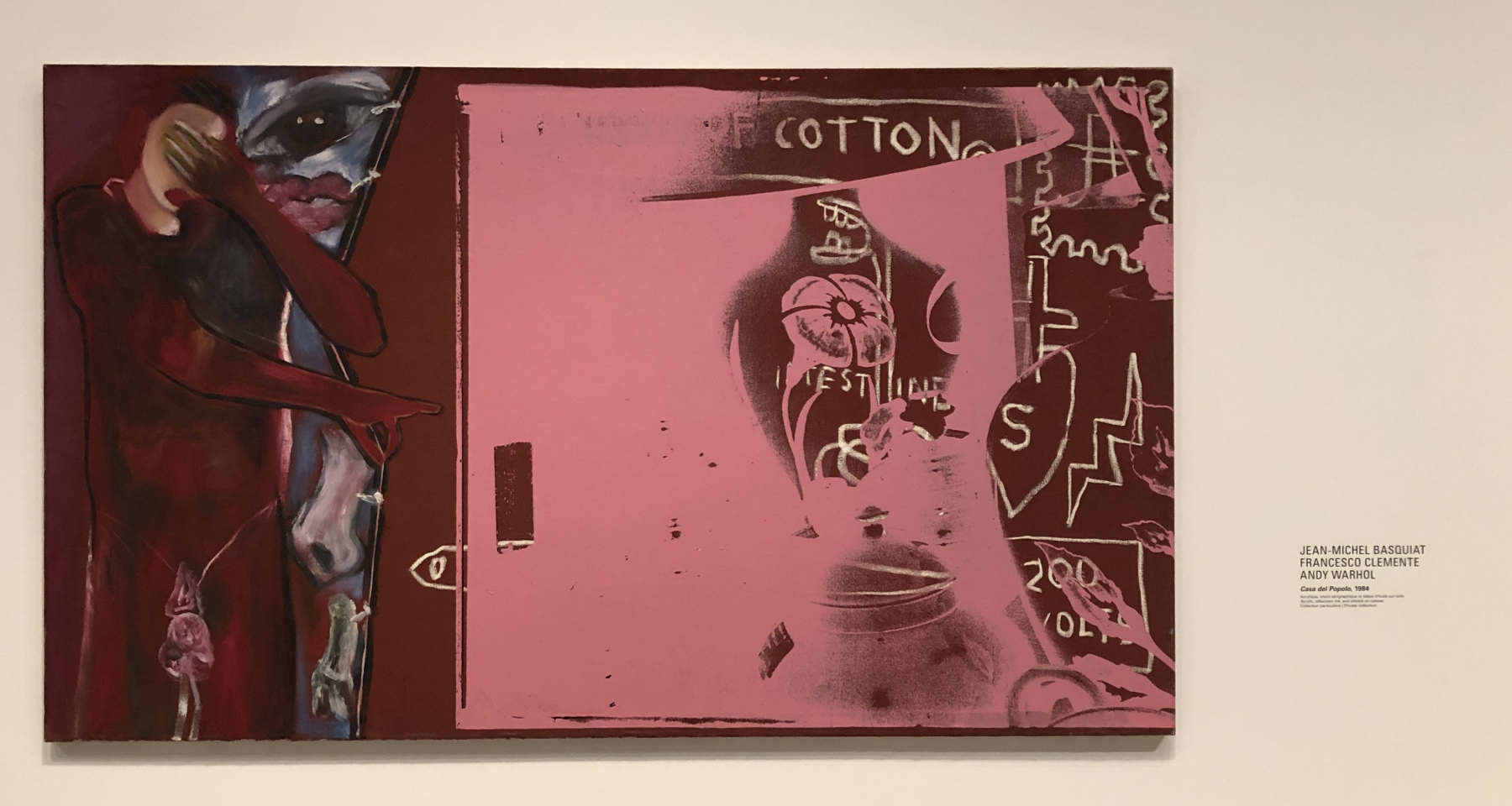 Visite de l'exposition « Basquiat × Warhol, à quatre mains » à la fondation Louis Vuitton.