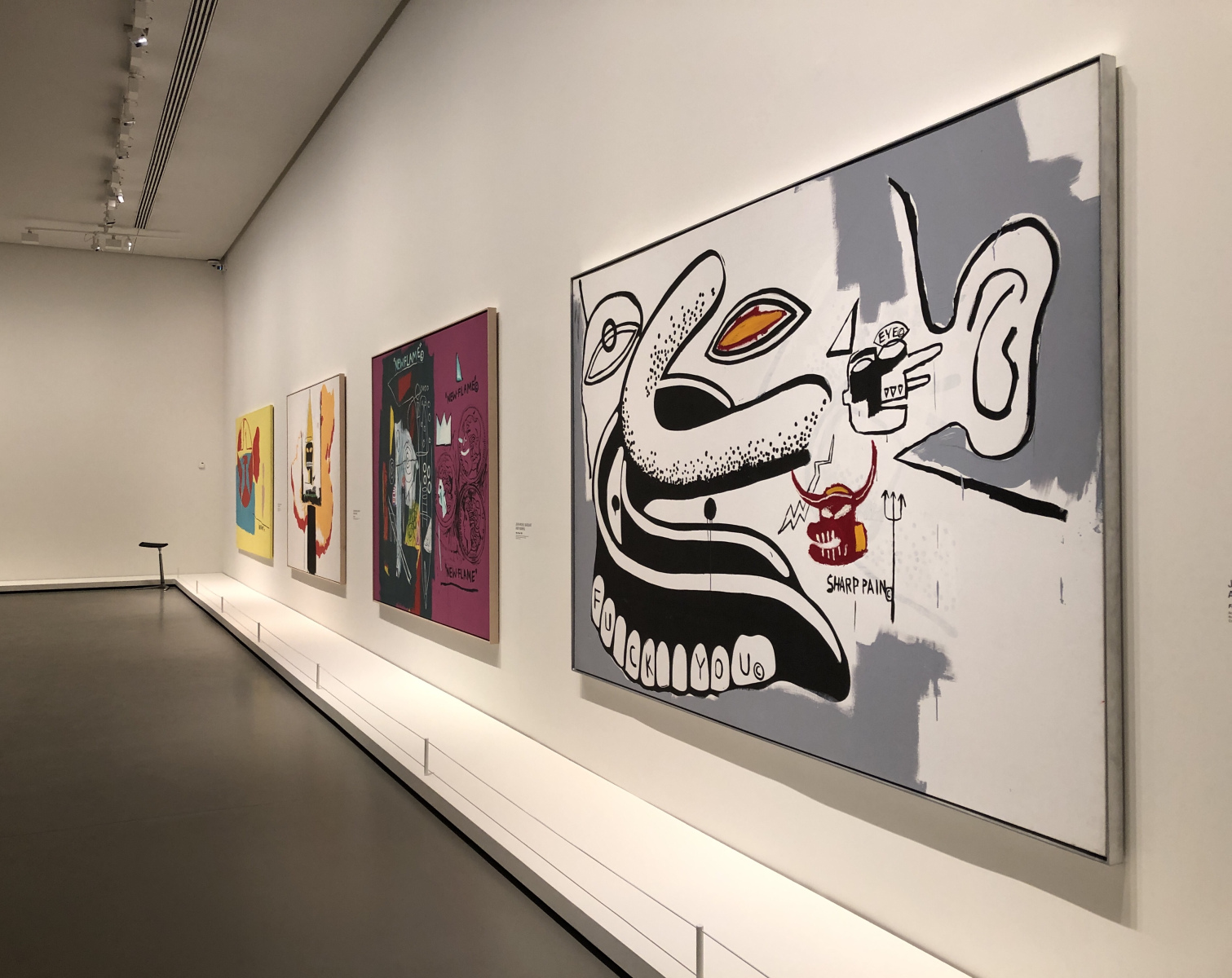 Visite de l'exposition « Basquiat × Warhol, à quatre mains » à la fondation Louis Vuitton.