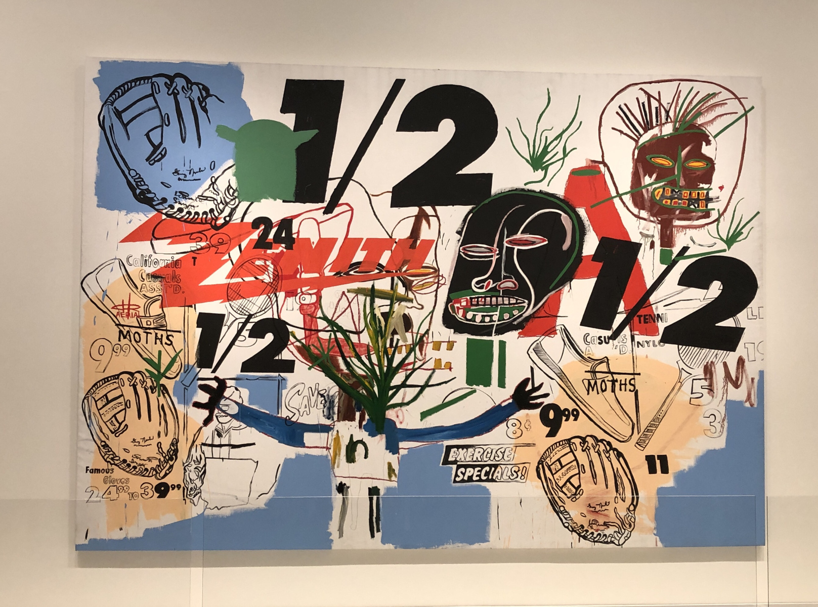 Visite de l'exposition « Basquiat × Warhol, à quatre mains » à la fondation Louis Vuitton.