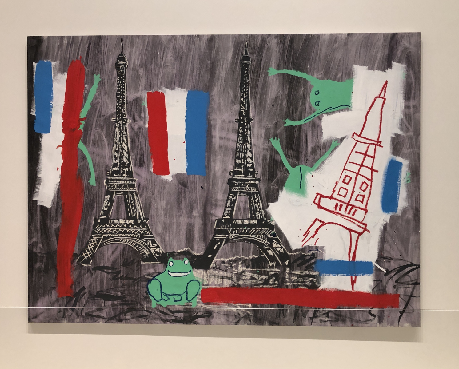 Visite de l'exposition « Basquiat × Warhol, à quatre mains » à la fondation Louis Vuitton.