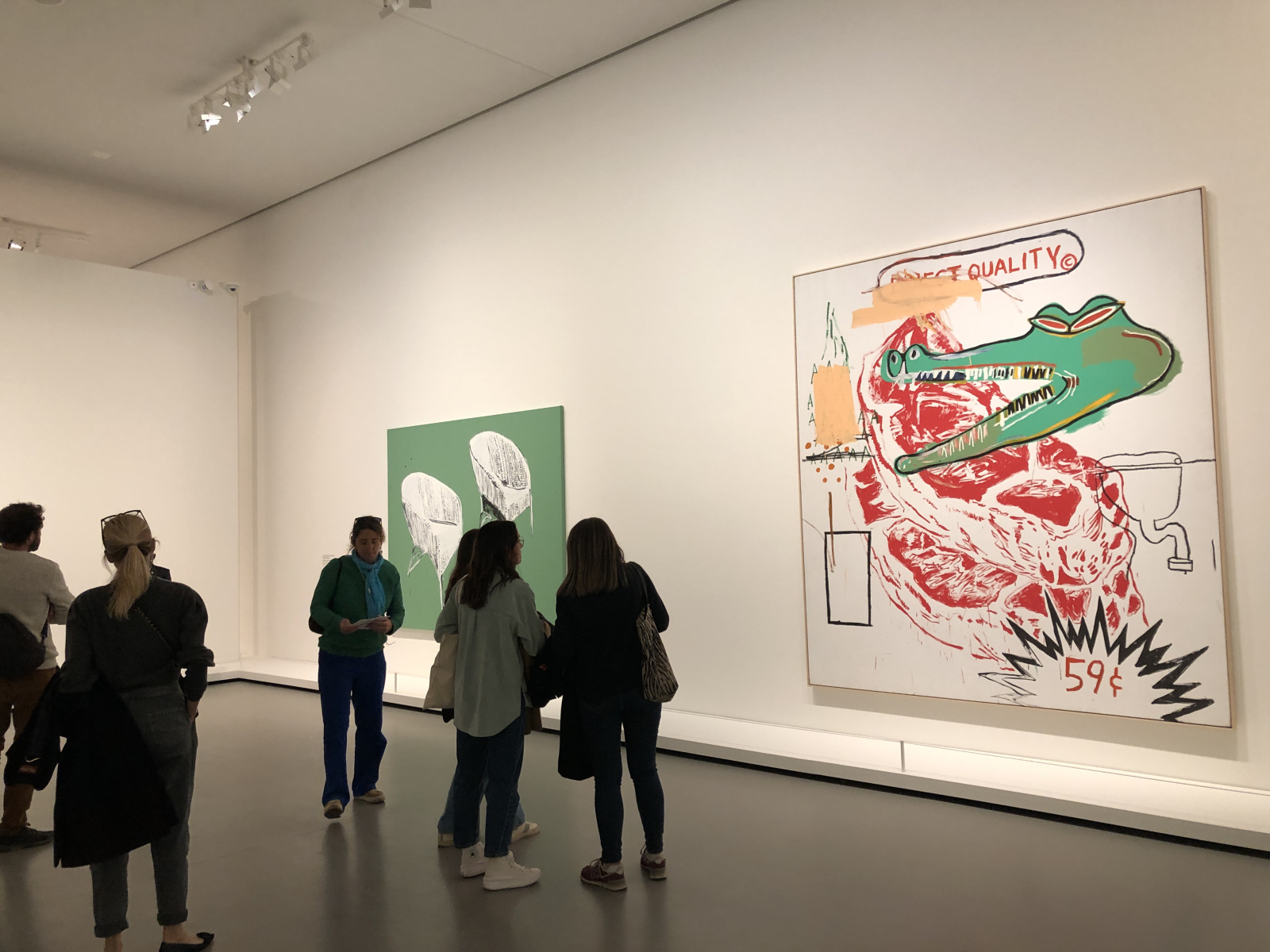 Visite de l'exposition « Basquiat × Warhol, à quatre mains » à la fondation Louis Vuitton.
