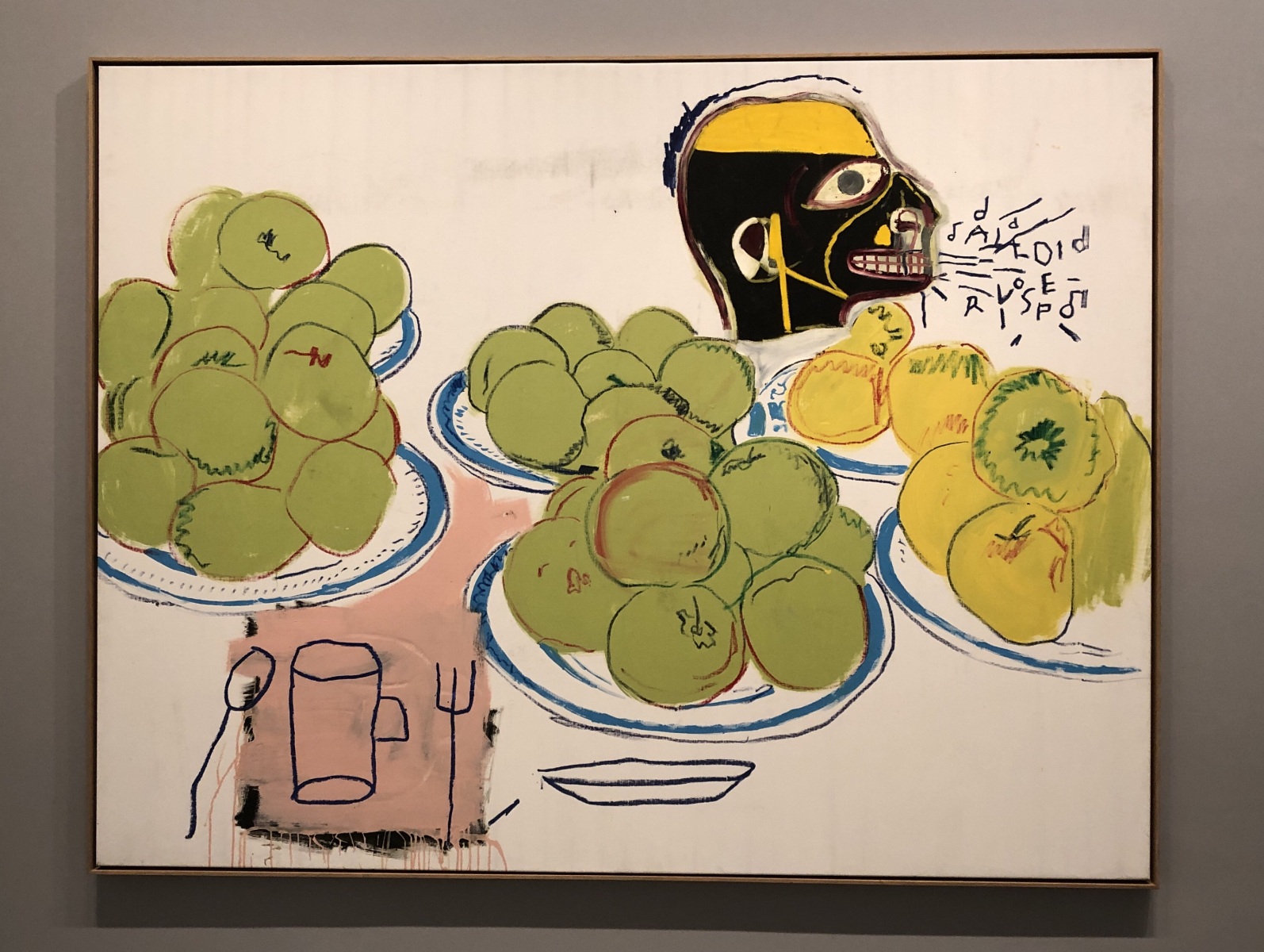 Visite de l'exposition « Basquiat × Warhol, à quatre mains » à la fondation Louis Vuitton.