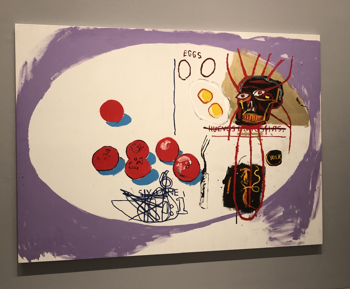 Visite de l'exposition « Basquiat × Warhol, à quatre mains » à la fondation Louis Vuitton.
