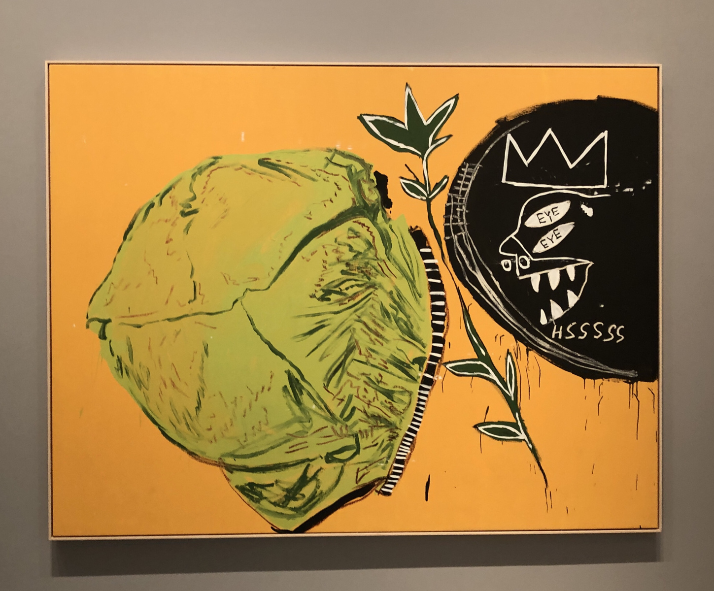 Visite de l'exposition « Basquiat × Warhol, à quatre mains » à la fondation Louis Vuitton.