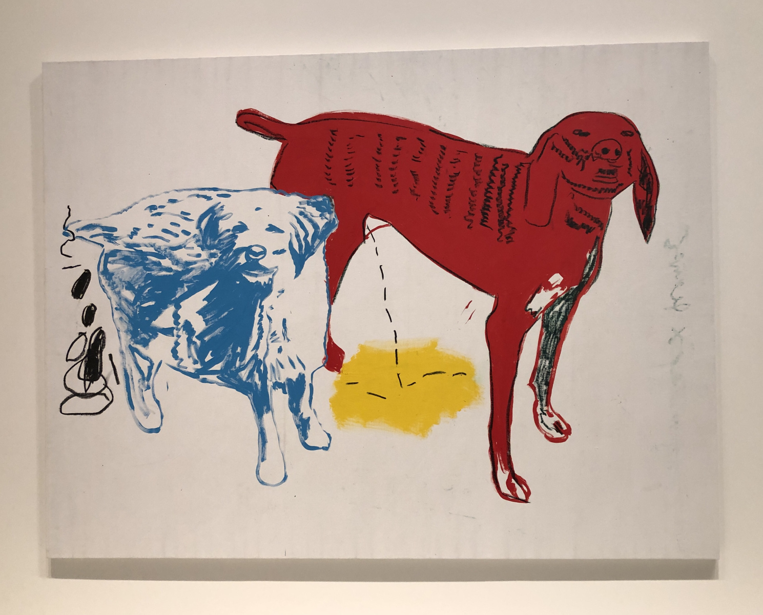 Visite de l'exposition « Basquiat × Warhol, à quatre mains » à la fondation Louis Vuitton.