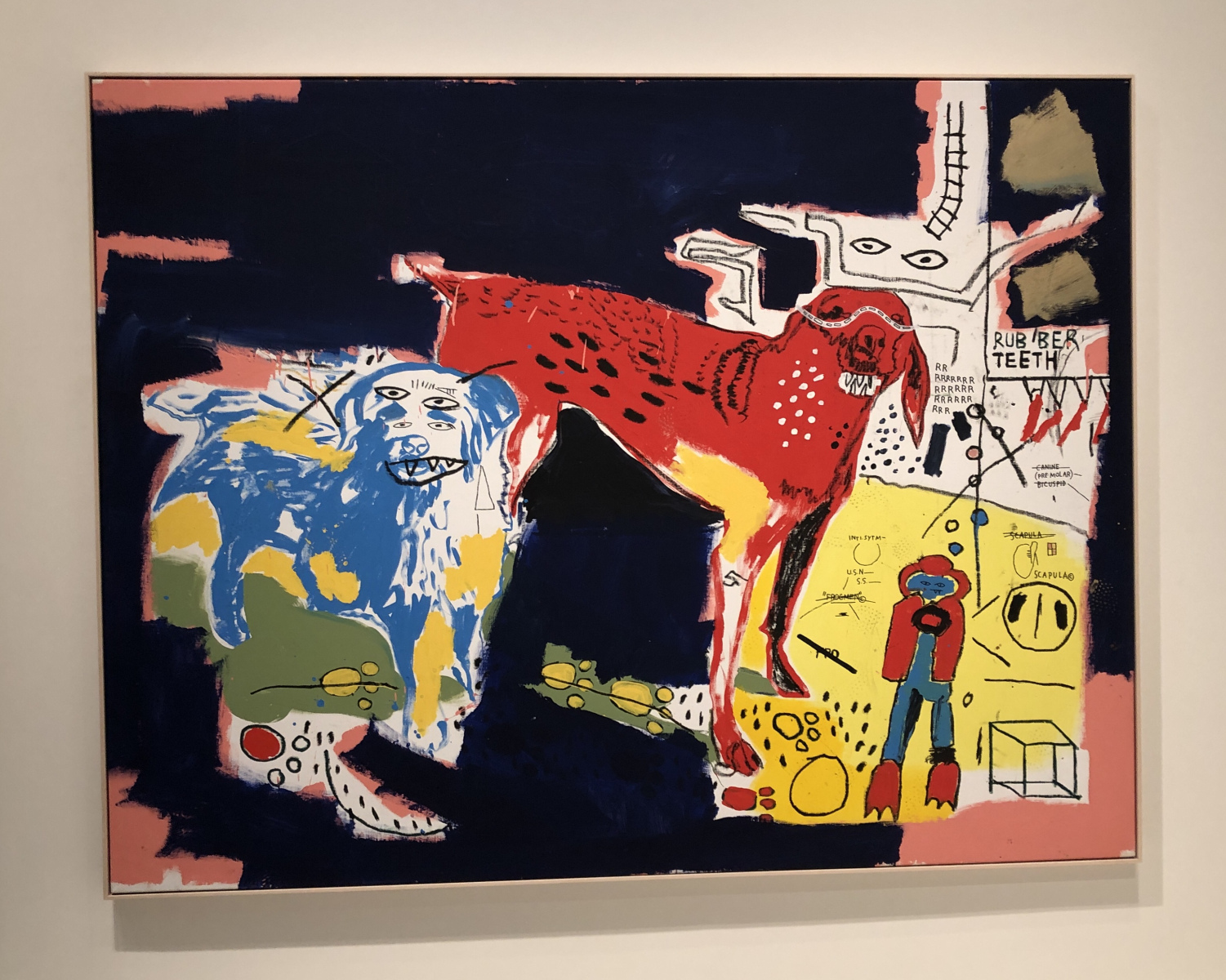 Visite de l'exposition « Basquiat × Warhol, à quatre mains » à la fondation Louis Vuitton.