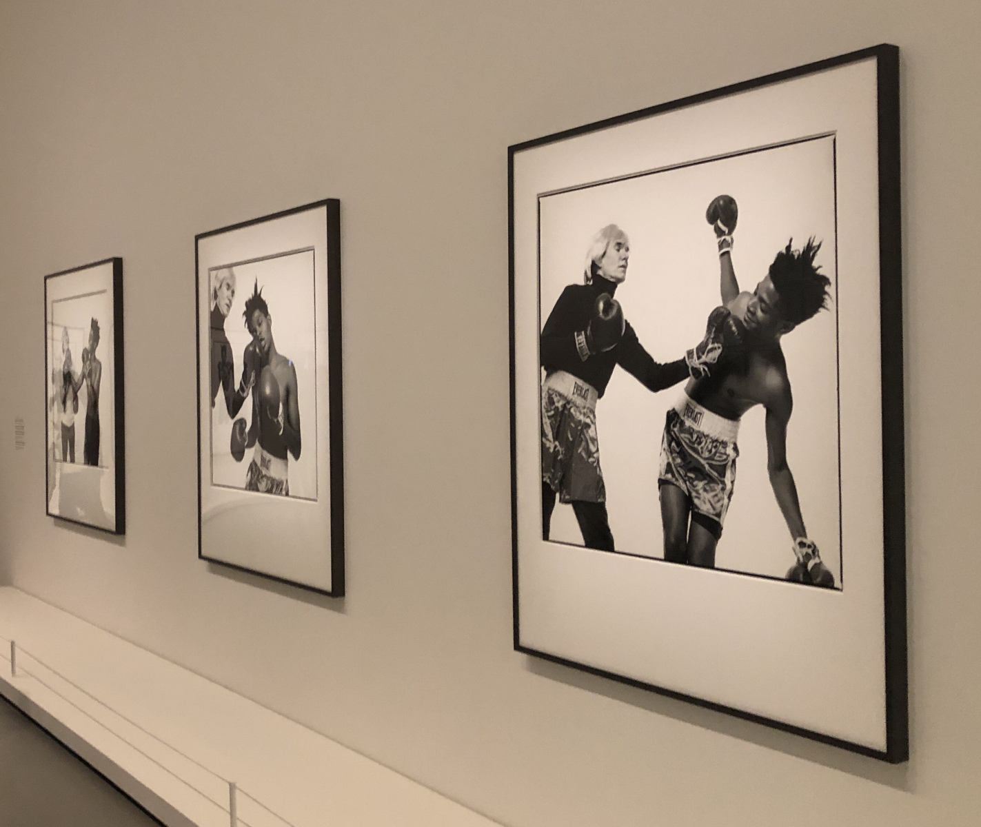 Visite de l'exposition « Basquiat × Warhol, à quatre mains » à la fondation Louis Vuitton.