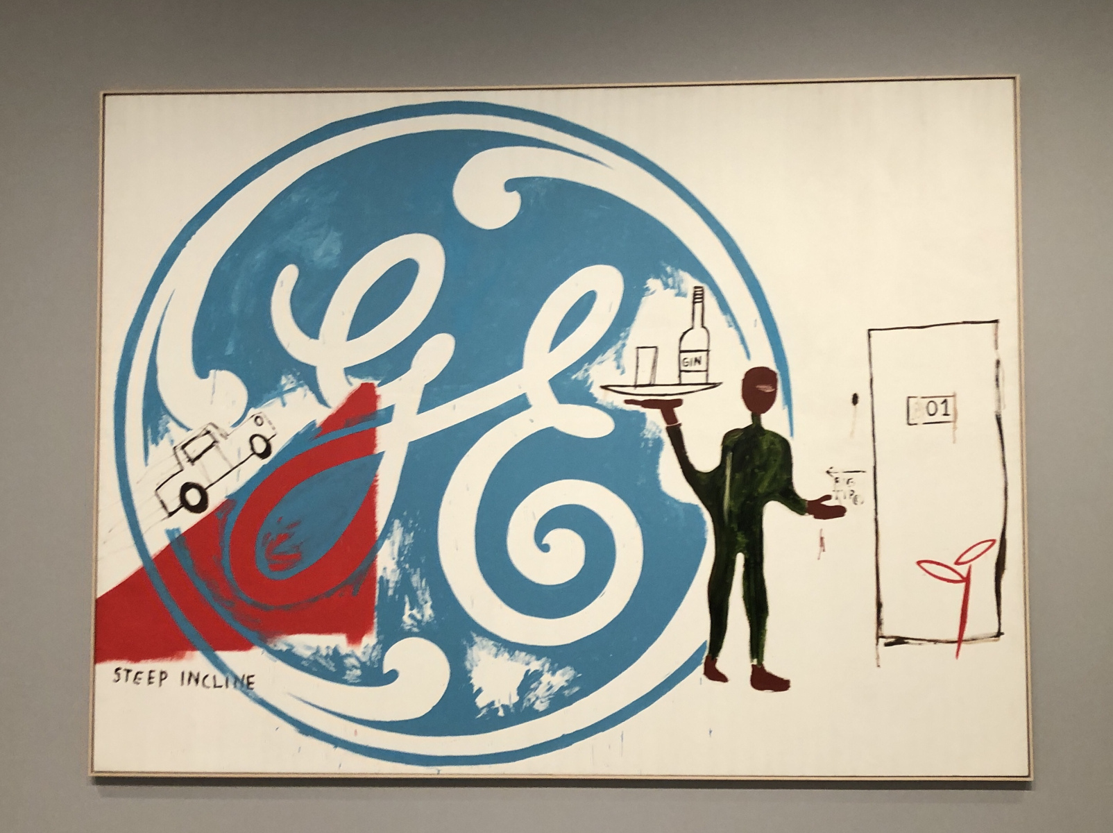 Visite de l'exposition « Basquiat × Warhol, à quatre mains » à la fondation Louis Vuitton.
