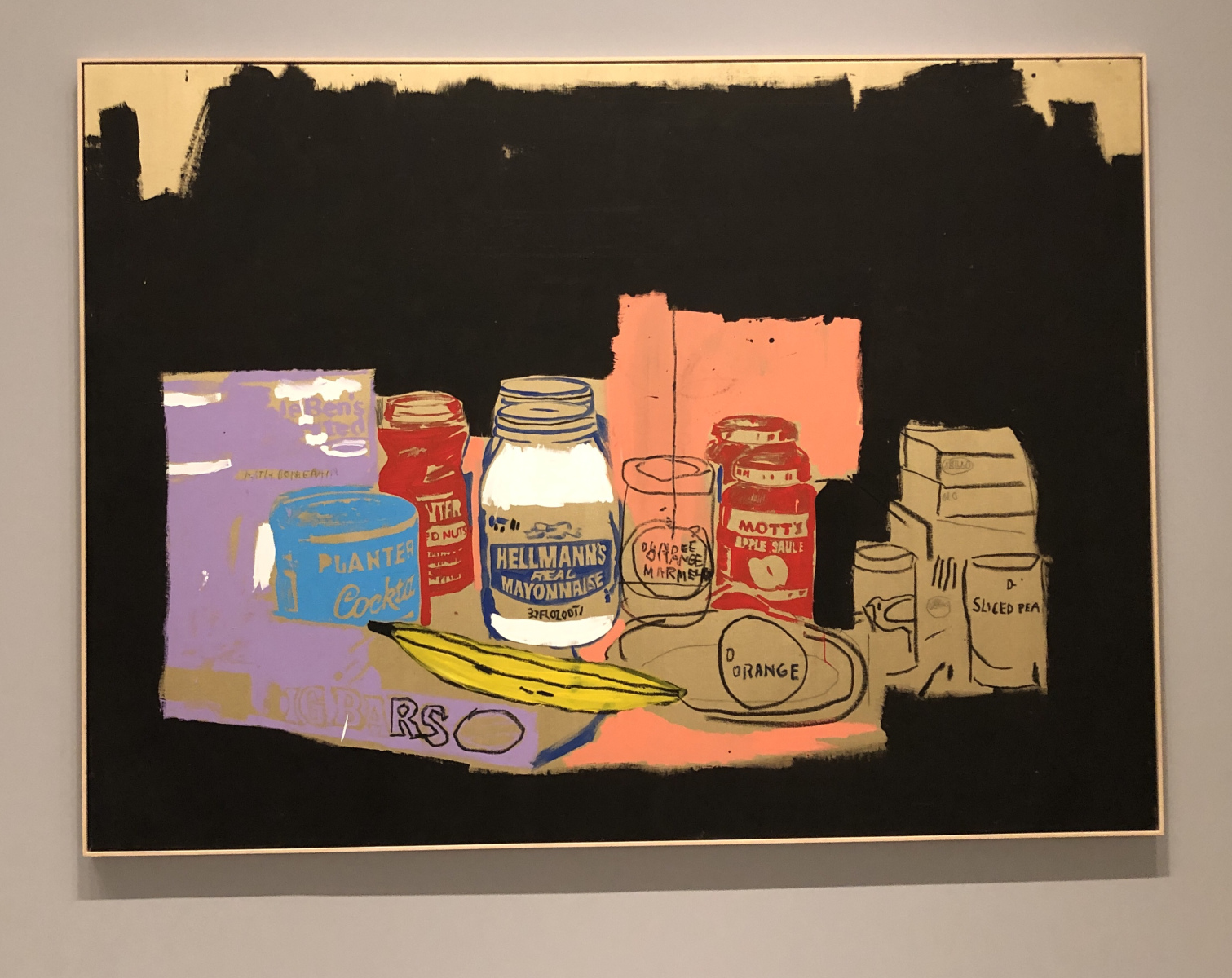 Visite de l'exposition « Basquiat × Warhol, à quatre mains » à la fondation Louis Vuitton.