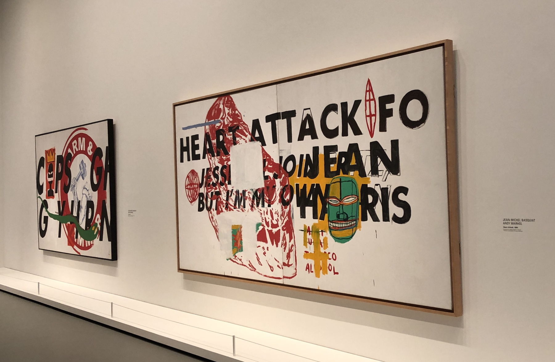 Visite de l'exposition « Basquiat × Warhol, à quatre mains » à la fondation Louis Vuitton.