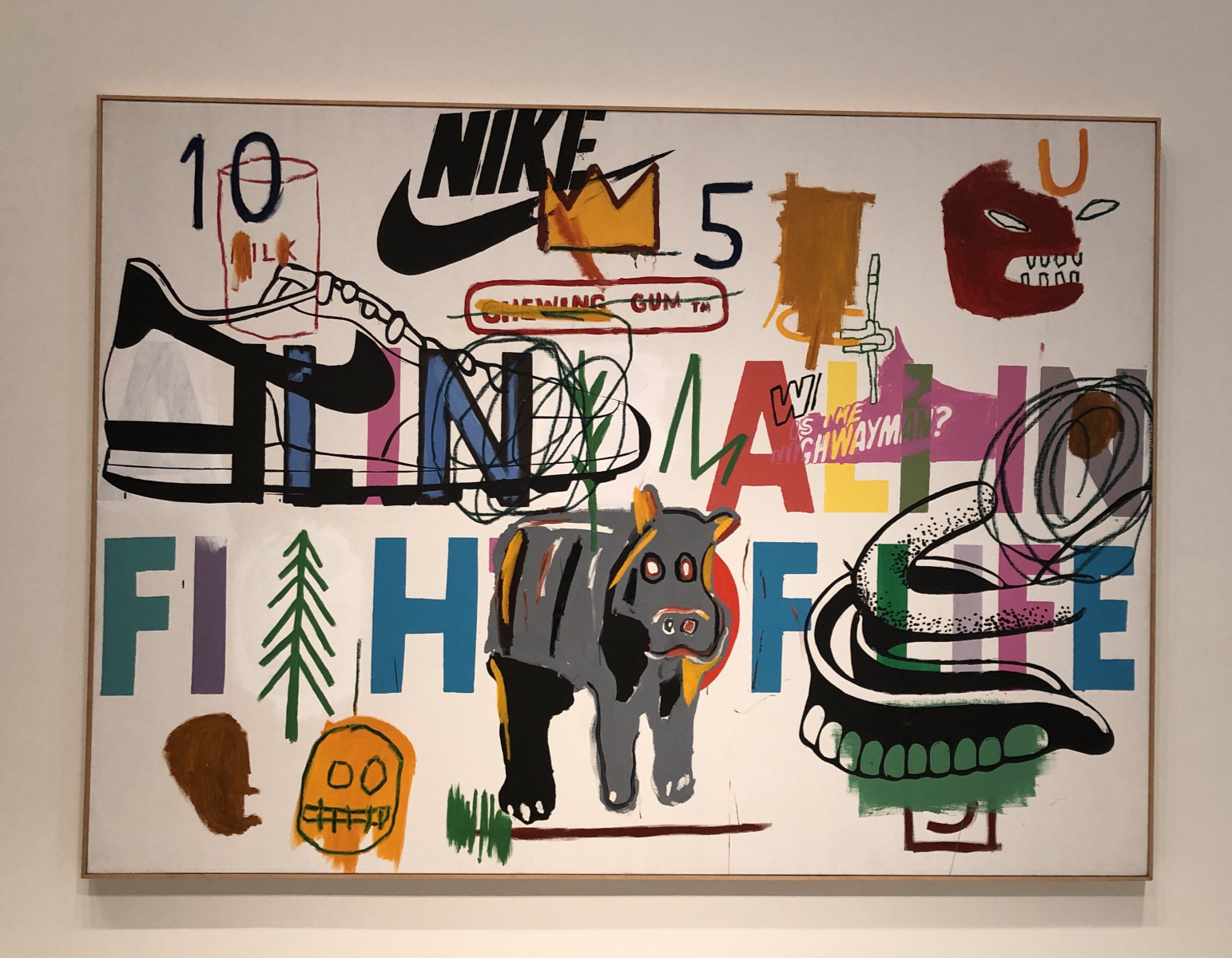 Visite de l'exposition « Basquiat × Warhol, à quatre mains » à la fondation Louis Vuitton.