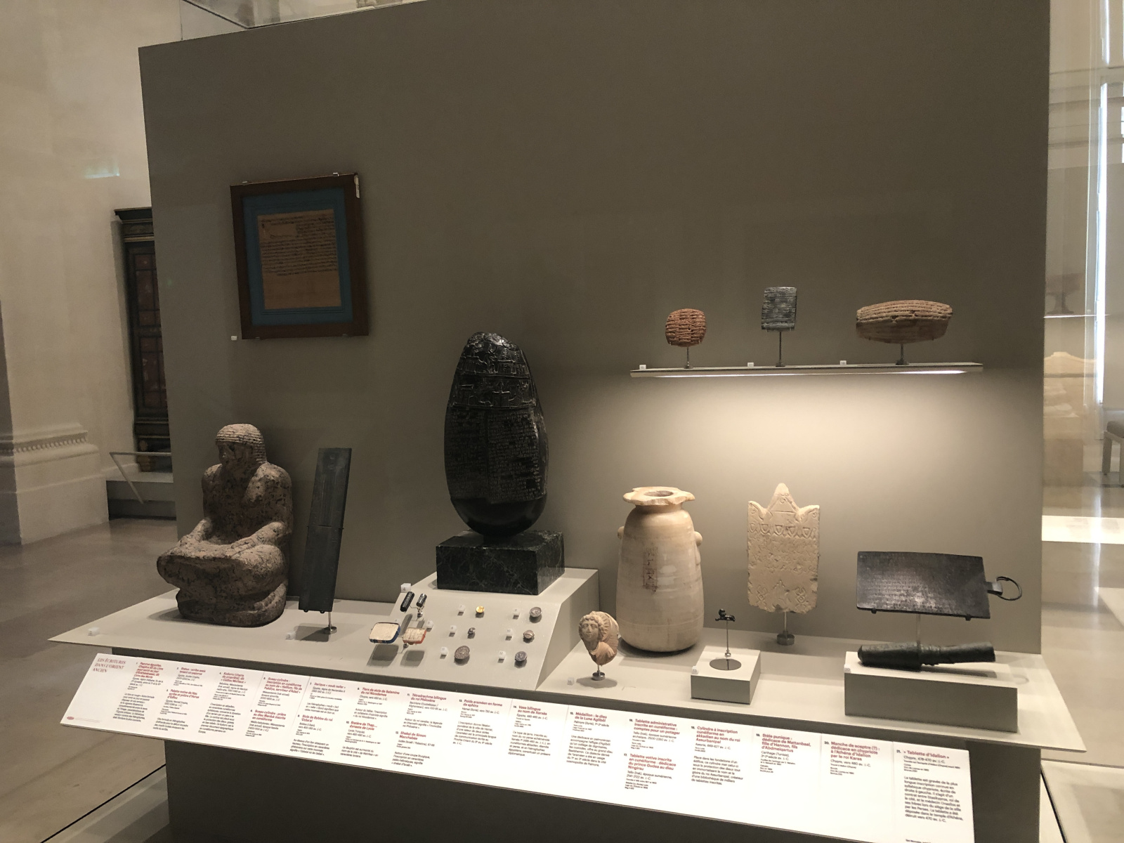 Visite du magnifique musée de la bibliothèque nationale Richelieu