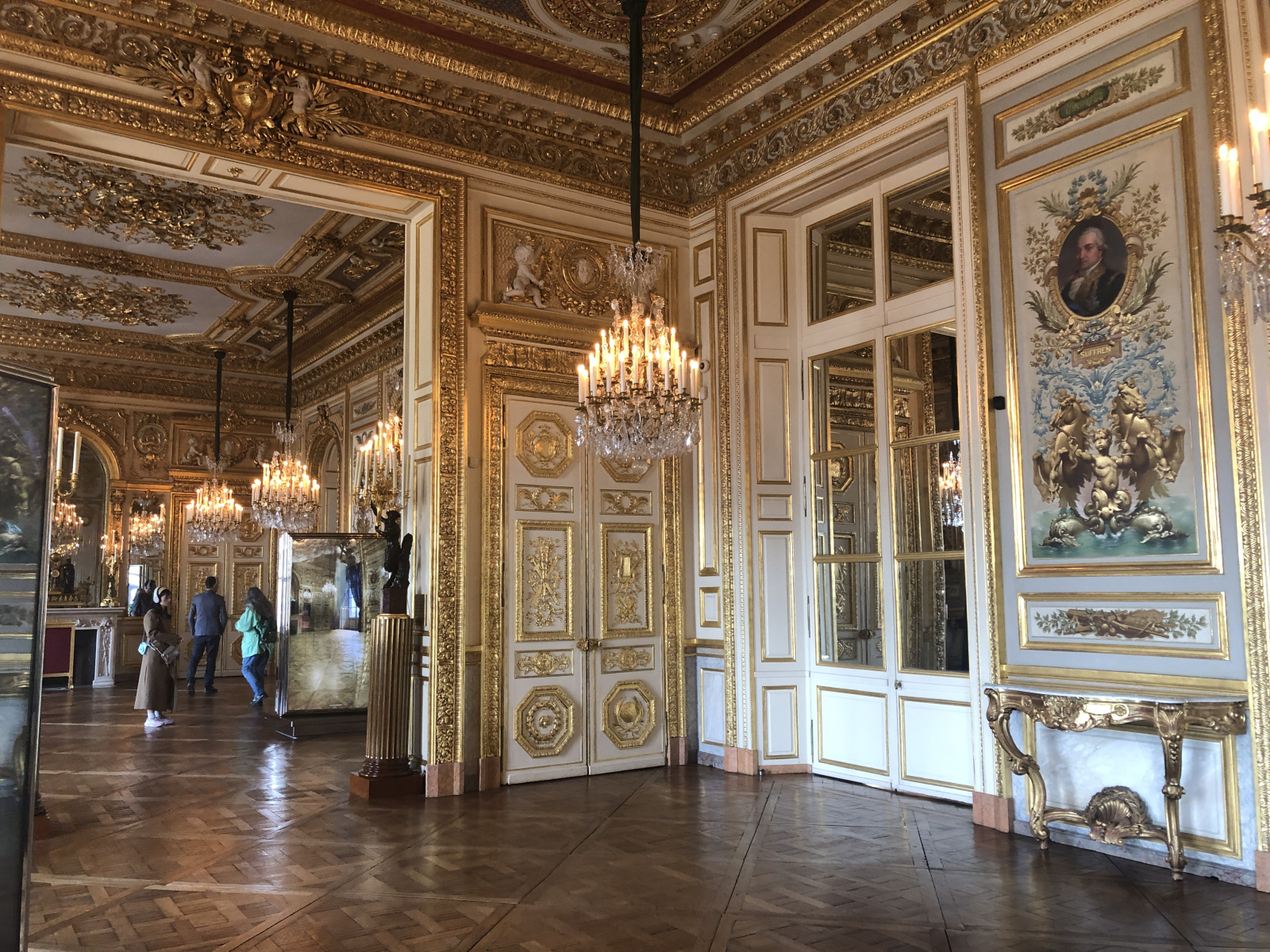Visite de l'hôtel de la Marine à Paris