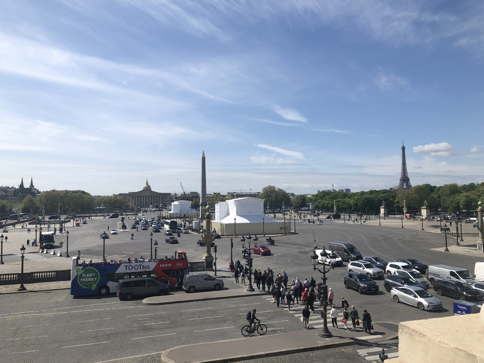 Visite de l'hôtel de la Marine à Paris