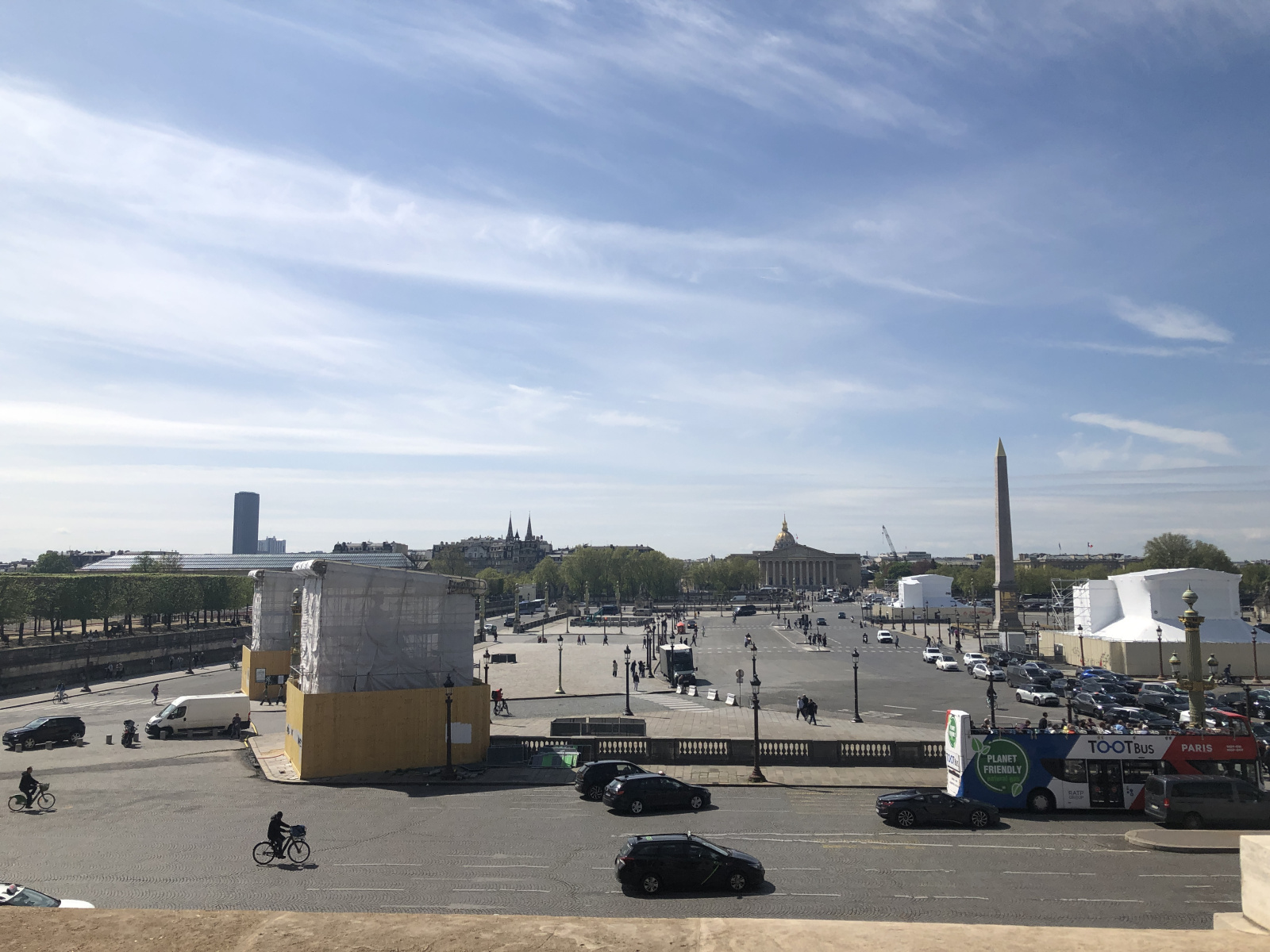 Visite de l'hôtel de la Marine à Paris