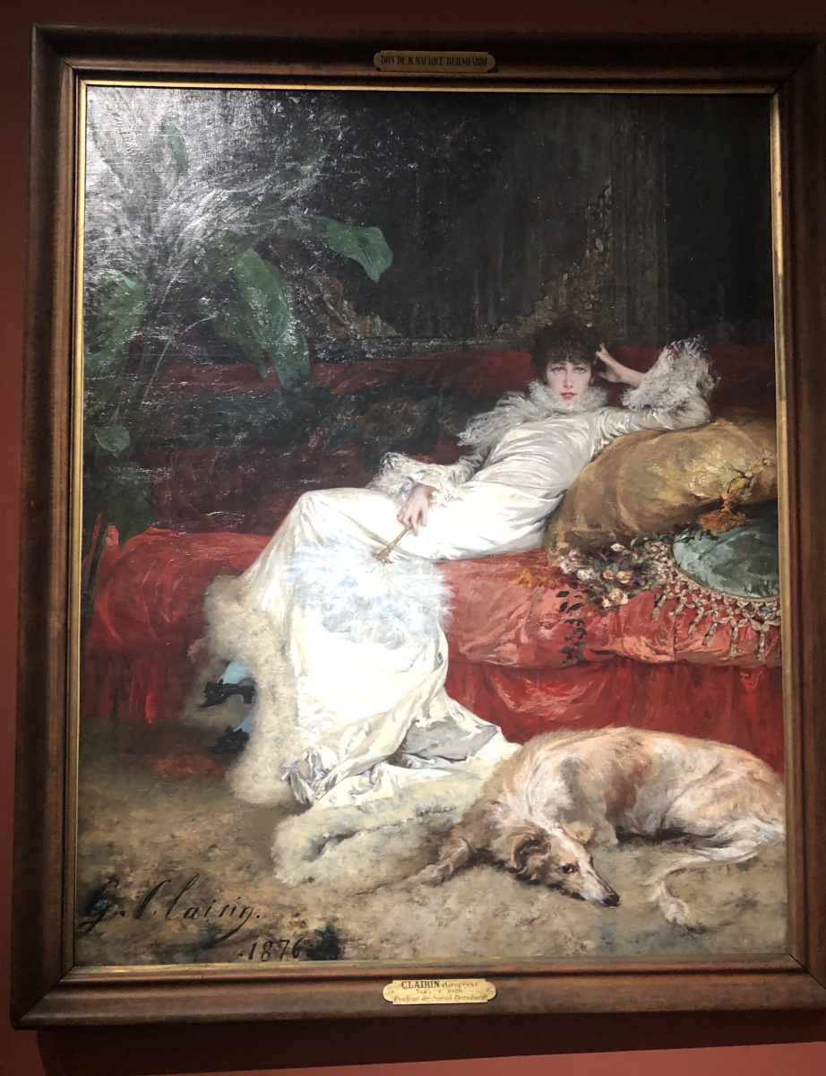 Visite de l'exposition Sarah Bernhardt au petit palais à Paris
