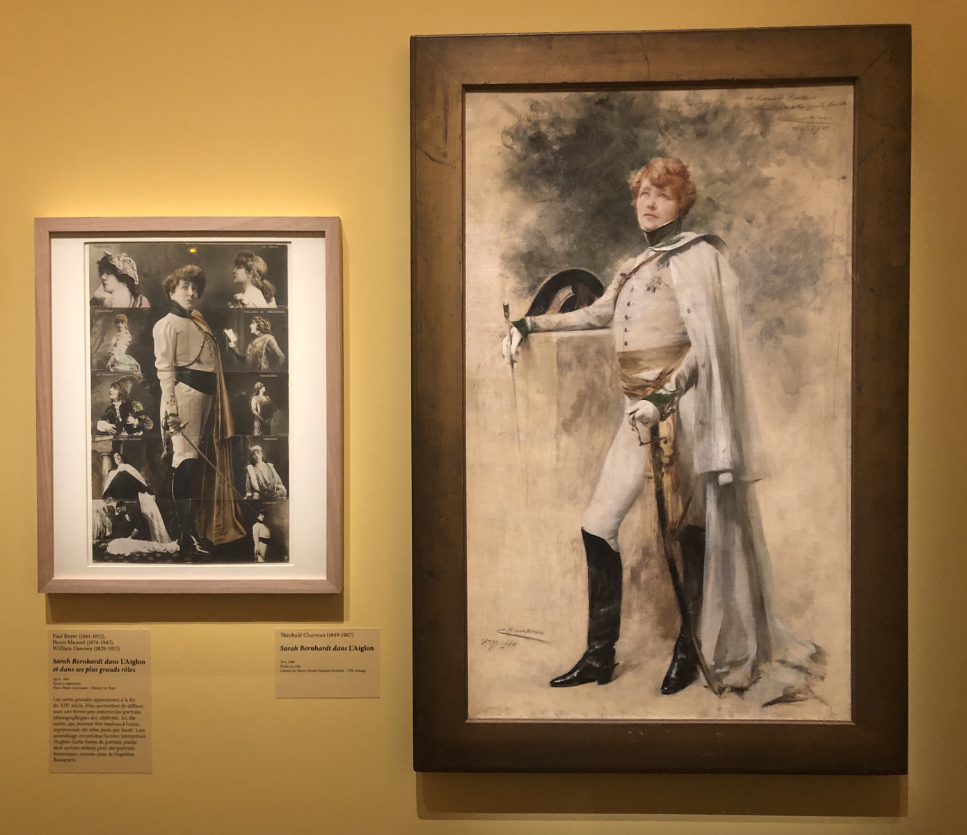 Visite de l'exposition Sarah Bernhardt au petit palais à Paris