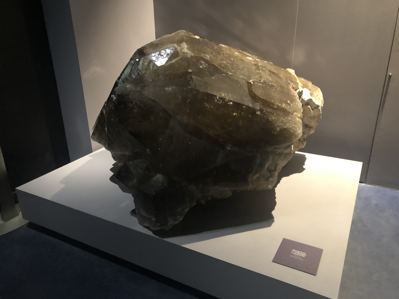 Visite du musée de minéralogie à Paris