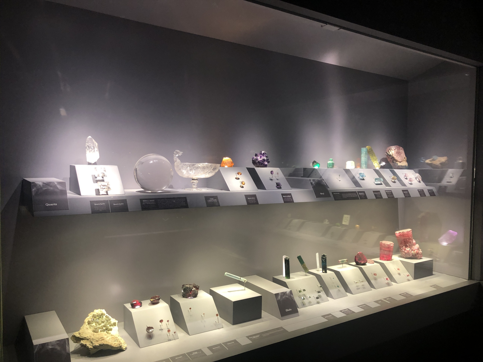 Visite du musée de minéralogie à Paris