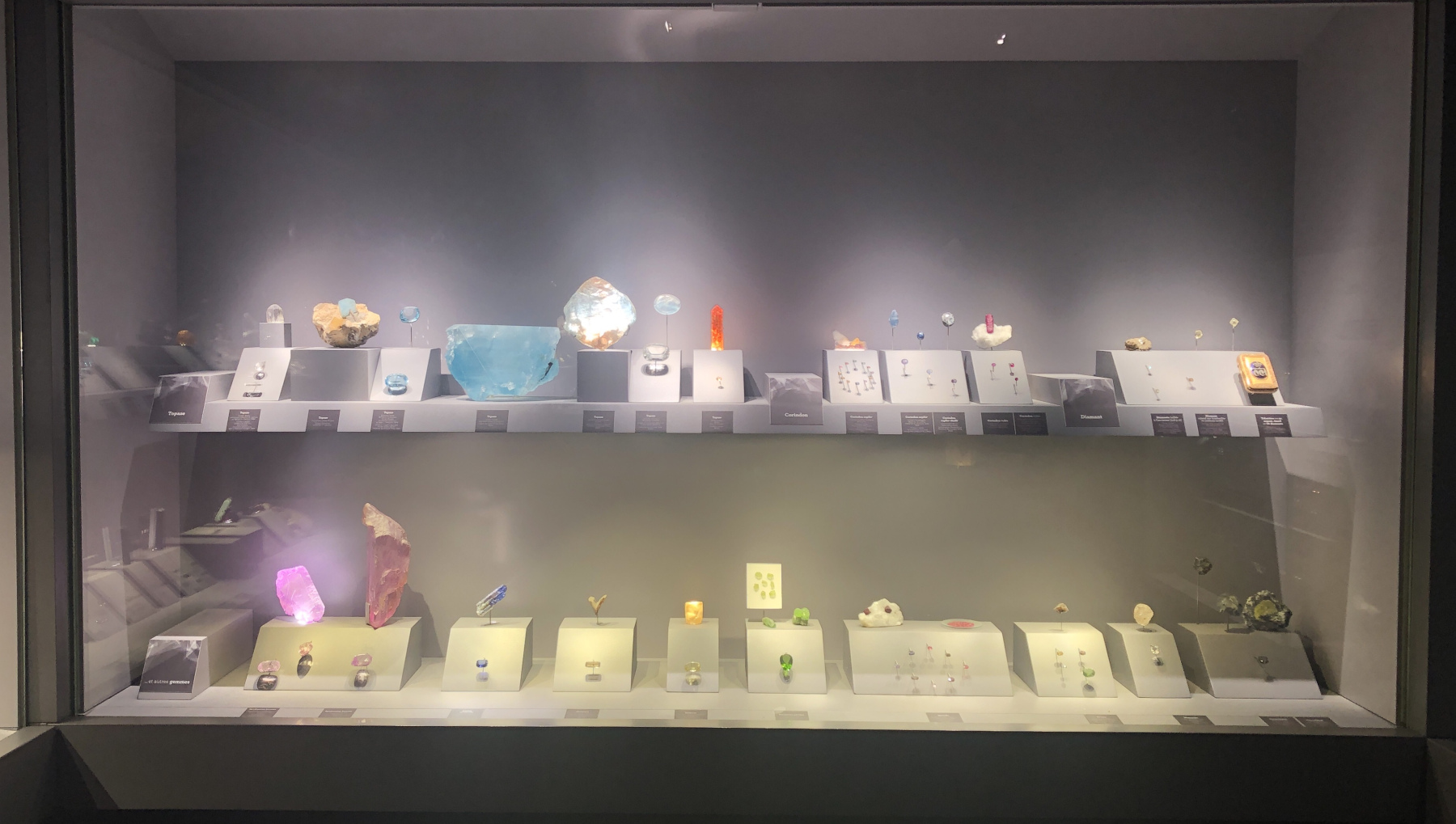 Visite du musée de minéralogie à Paris