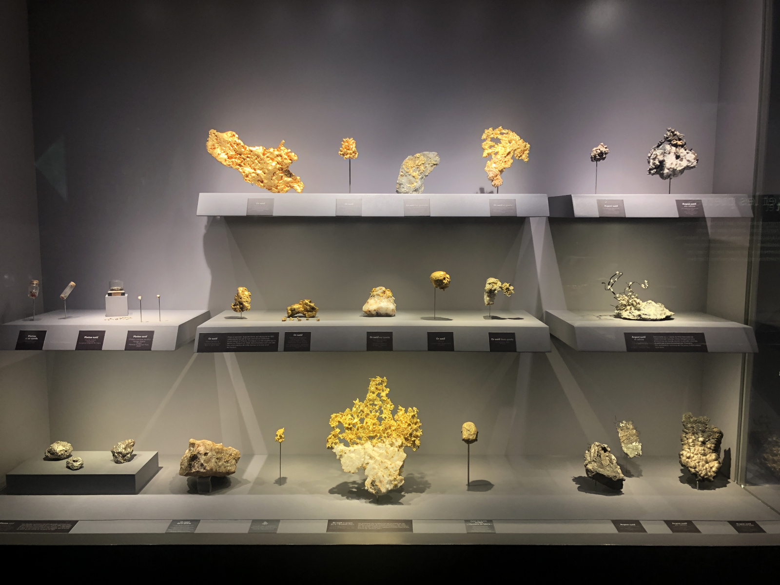 Visite du musée de minéralogie à Paris